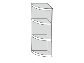 19.30.0р Полка угловая (h=913) радиусная  ЛДСП УНИ в Нижней Салде - nizhnyaya-salda.magazinmebel.ru | фото