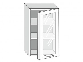 19.50.3 Шкаф настенный (h=913) на 500мм с 1-ой стекл. дверцей в Нижней Салде - nizhnyaya-salda.magazinmebel.ru | фото