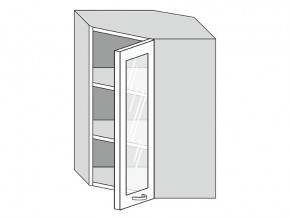 19.60.3у Шкаф настенный (h=913) угловой на 600мм со стекл. дверцей в Нижней Салде - nizhnyaya-salda.magazinmebel.ru | фото