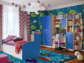 Детская комната Юниор-2 Синий в Нижней Салде - nizhnyaya-salda.magazinmebel.ru | фото