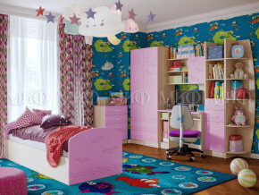 Детская комната Юниор-2 Сиреневый в Нижней Салде - nizhnyaya-salda.magazinmebel.ru | фото