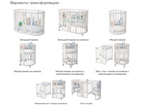 Детская кроватка белая Эстель в Нижней Салде - nizhnyaya-salda.magazinmebel.ru | фото - изображение 2