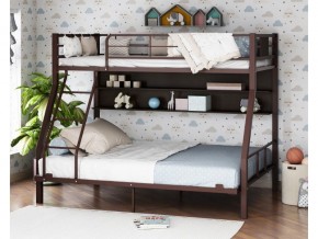 Двухъярусная кровать Гранада-1П 140 коричневый в Нижней Салде - nizhnyaya-salda.magazinmebel.ru | фото - изображение 1
