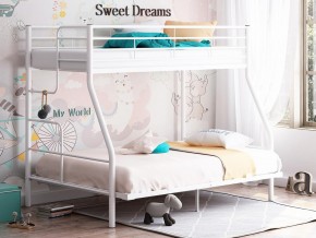 Двухъярусная кровать Гранада-3 140 белый в Нижней Салде - nizhnyaya-salda.magazinmebel.ru | фото - изображение 1
