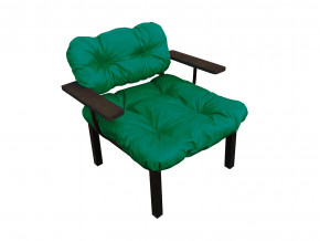 Кресло Дачное зелёная подушка в Нижней Салде - nizhnyaya-salda.magazinmebel.ru | фото