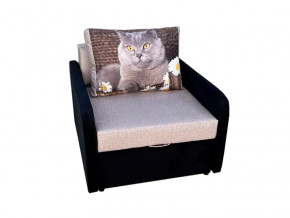 Кресло кровать Канзасик с подлокотниками кот с ромашками-2 в Нижней Салде - nizhnyaya-salda.magazinmebel.ru | фото - изображение 1