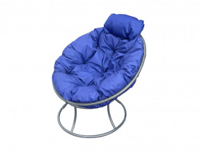 Кресло Папасан мини без ротанга синяя подушка в Нижней Салде - nizhnyaya-salda.magazinmebel.ru | фото - изображение 1