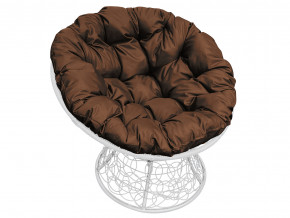 Кресло Папасан с ротангом коричневая подушка в Нижней Салде - nizhnyaya-salda.magazinmebel.ru | фото