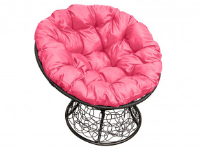 Кресло Папасан с ротангом розовая подушка в Нижней Салде - nizhnyaya-salda.magazinmebel.ru | фото
