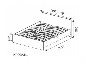 Кровать 1600х2000 ортопедическое основание в Нижней Салде - nizhnyaya-salda.magazinmebel.ru | фото