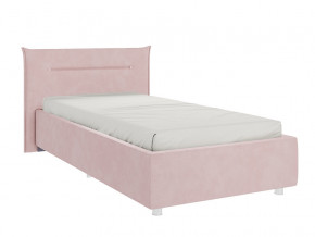 Кровать Альба 900 велюр нежно-розовый в Нижней Салде - nizhnyaya-salda.magazinmebel.ru | фото - изображение 1