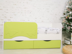 Кровать Бабочка белый/салатовый софт в Нижней Салде - nizhnyaya-salda.magazinmebel.ru | фото - изображение 1