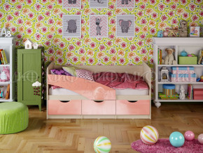 Кровать Бабочки 1600 Розовый металлик в Нижней Салде - nizhnyaya-salda.magazinmebel.ru | фото - изображение 1
