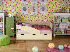 Кровать Бабочки 1600 Ваниль в Нижней Салде - nizhnyaya-salda.magazinmebel.ru | фото - изображение 1