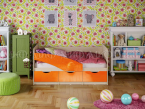 Кровать Бабочки 1800 Оранжевый металлик в Нижней Салде - nizhnyaya-salda.magazinmebel.ru | фото - изображение 1