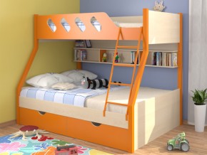 Кровать Дельта 20.02 оранжевая в Нижней Салде - nizhnyaya-salda.magazinmebel.ru | фото