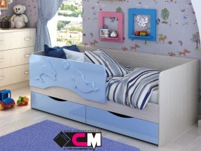 Кровать детская Алиса КР 812 голубая 1600 в Нижней Салде - nizhnyaya-salda.magazinmebel.ru | фото
