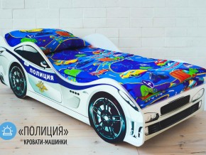 Кровать детская машина Полиции в Нижней Салде - nizhnyaya-salda.magazinmebel.ru | фото