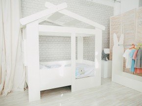 Кровать детская Теремок без ящика белая в Нижней Салде - nizhnyaya-salda.magazinmebel.ru | фото - изображение 1
