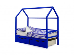 Кровать-домик Svogen с ящиками синий в Нижней Салде - nizhnyaya-salda.magazinmebel.ru | фото - изображение 1
