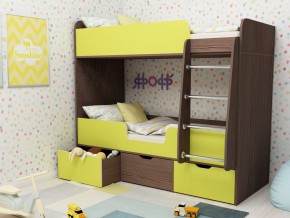 Кровать двухъярусная Малыш двойняшка бодега-лайм в Нижней Салде - nizhnyaya-salda.magazinmebel.ru | фото - изображение 1