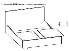 Кровать Феодосия норма 160 с механизмом подъема и дном ЛДСП в Нижней Салде - nizhnyaya-salda.magazinmebel.ru | фото - изображение 5