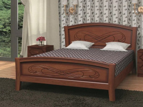 Кровать Карина-16 1600 Орех в Нижней Салде - nizhnyaya-salda.magazinmebel.ru | фото - изображение 1