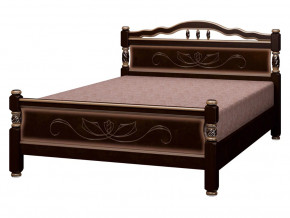 Кровать Карина-5 1600 Орех темный в Нижней Салде - nizhnyaya-salda.magazinmebel.ru | фото - изображение 2