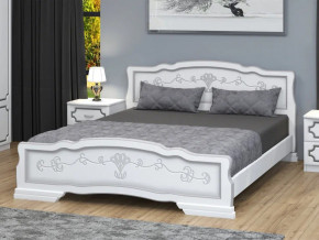 Кровать Карина-6 1600 Белый жемчуг в Нижней Салде - nizhnyaya-salda.magazinmebel.ru | фото