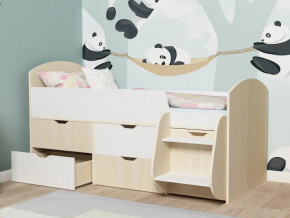 Кровать Малыш-7 Дуб-Белое дерево в Нижней Салде - nizhnyaya-salda.magazinmebel.ru | фото - изображение 3