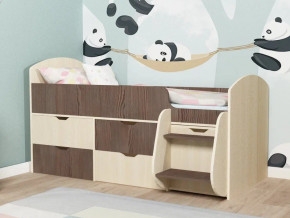 Кровать Малыш-7 Дуб-Бодега в Нижней Салде - nizhnyaya-salda.magazinmebel.ru | фото