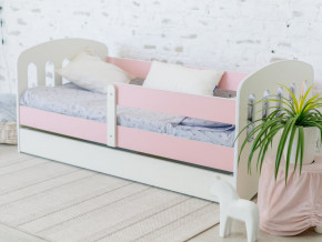 Кровать Малыш с ящиком розовый в Нижней Салде - nizhnyaya-salda.magazinmebel.ru | фото
