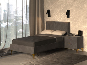 Кровать Рошаль 900 серый в Нижней Салде - nizhnyaya-salda.magazinmebel.ru | фото - изображение 2