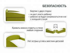 Кровать с ящиком Letmo оливковый (велюр) в Нижней Салде - nizhnyaya-salda.magazinmebel.ru | фото - изображение 13