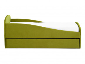 Кровать с ящиком Letmo оливковый (велюр) в Нижней Салде - nizhnyaya-salda.magazinmebel.ru | фото - изображение 6