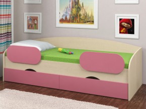Кровать Соня 2 дуб молочный-розовый в Нижней Салде - nizhnyaya-salda.magazinmebel.ru | фото - изображение 2