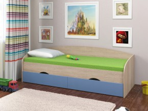 Кровать Соня 2 сонома-голубой в Нижней Салде - nizhnyaya-salda.magazinmebel.ru | фото