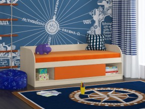 Кровать Соня 4 дуб молочный-оранжевый в Нижней Салде - nizhnyaya-salda.magazinmebel.ru | фото - изображение 1