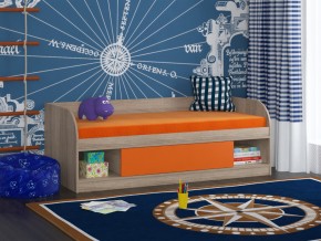 Кровать Соня 4 сонома-оранжевый в Нижней Салде - nizhnyaya-salda.magazinmebel.ru | фото