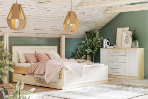 Спальня Оливия с комодом в Нижней Салде - nizhnyaya-salda.magazinmebel.ru | фото