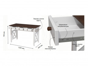 Стол письменный Прованс Массив в Нижней Салде - nizhnyaya-salda.magazinmebel.ru | фото - изображение 2